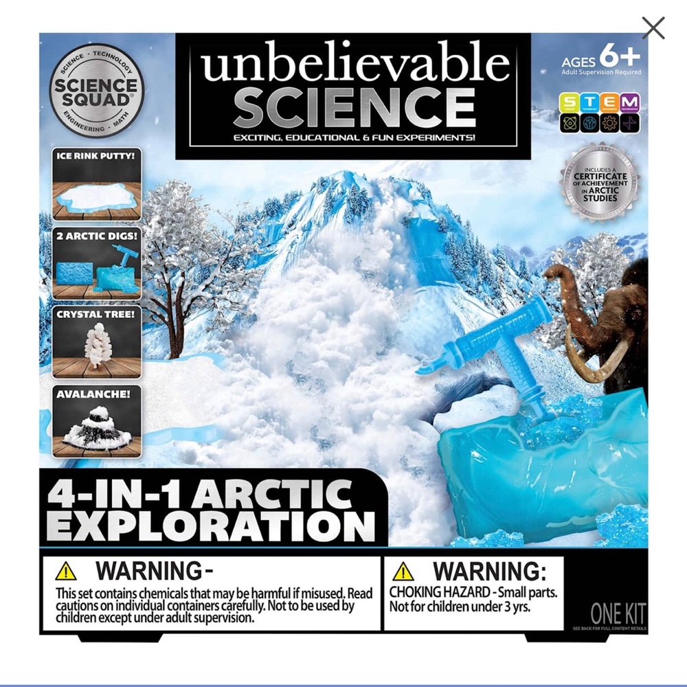 Unbelievable Science 4-in-1 Arctic Exploration Kit, never opened
